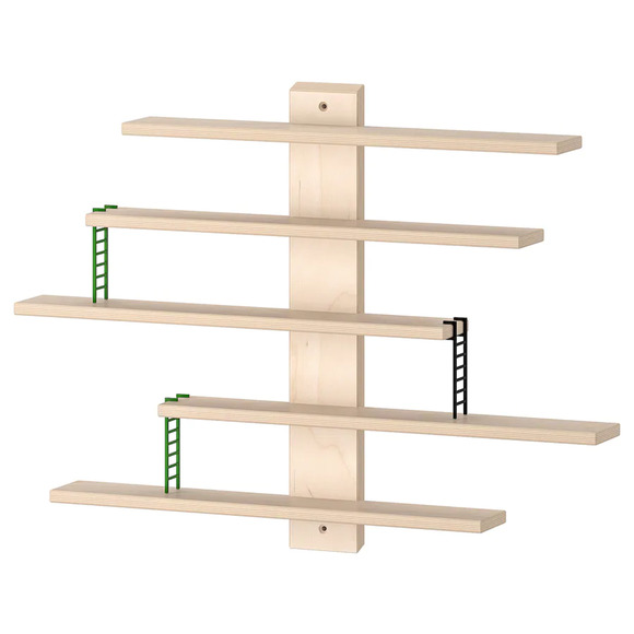 IKEA LUSTIGT Wall Shelf, 14 ⅝" x 14 ⅝" (303.818.52) NEW - Picture 1 of 5